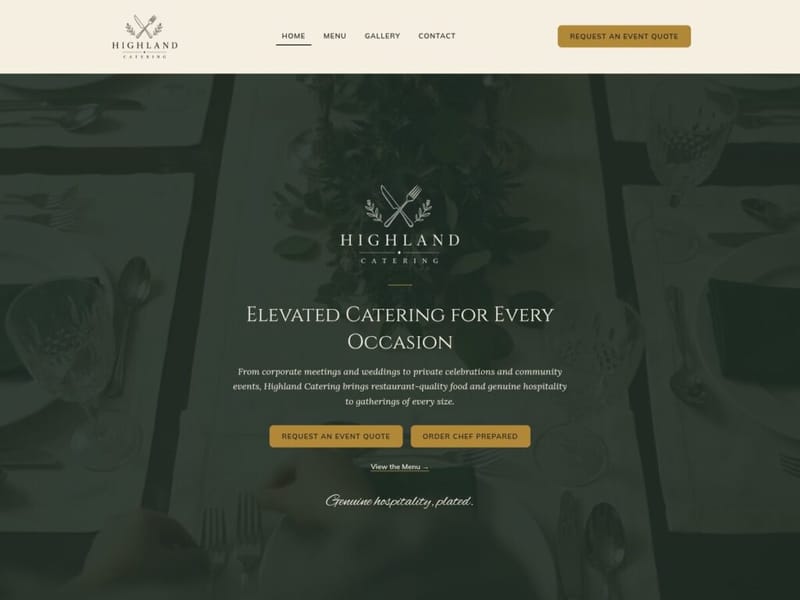 Highland Catering screenshot